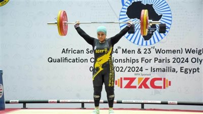 سارة سمير تتوج بثلاث ذهبيات في البطولة الإفريقية لرفع الأثقال