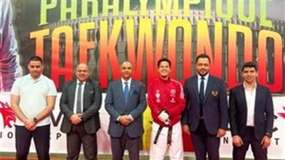 عبدالرحمن عبدالرازق يتوج بذهبية تصفيات إفريقيا للباراتايكوندو ويحجز بطاقة باريس 2024
