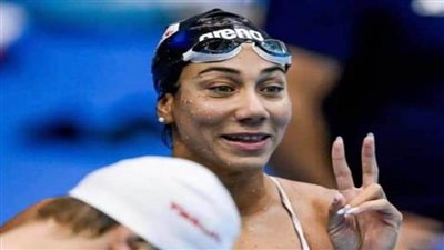 فريدة عثمان تتأهل لنصف نهائي سباق 100 متر فراشة ببطولة العالم