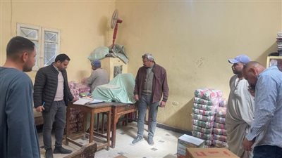 ضبط 5.5 طن أرز و3 أطنان سكر قبل بيعها بالسوق السوداء بأسيوط