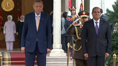 عاجل| بقصر الاتحادية ..الرئيس السيسي يستقبل الرئيس التركي بمراسم استقبال رسمية