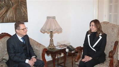 وزيرة الثقافة تبحث مع سفير ألمانيا بالقاهرة أطر التعاون الثقافي وآليات إقامة فعاليات مشتركة