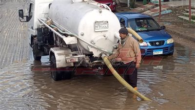 حالة من الطقس السيئ وأمطار ورياح شديدة السرعة تضرب كفر الشيخ 