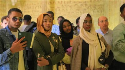 جامعة المنيا تُنظم رحلة ترفيهية للطلاب الوافدين لمنطقة بني حسن الأثرية 