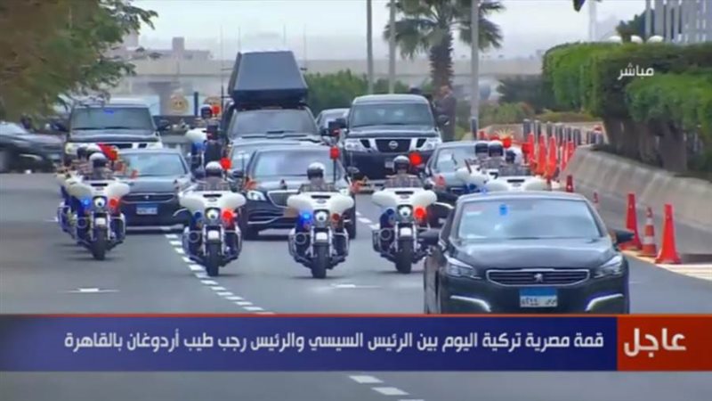 موكب الرئيس التركي