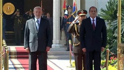 عاجل| بث مباشر.. الرئيس السيسي يستقبل نظيره البرازيلي في قصر الاتحادية
