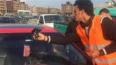 تحرير 1801 مخالفة عدم تركيب الملصق الإلكتروني خلال 24 ساعة