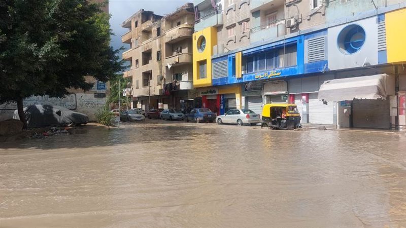 كفر الدوار تغرق وسط