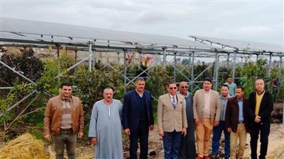 وكيل وزارة الزراعة بالبحيرة يتفقد محطة الطاقة الشمسية بقرية الصفاصيف