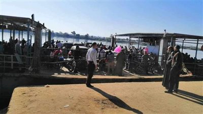 حملات تفتيشية على المعديات النيلية بقريتي الحاج قنديل وتل بني عمران بديرمواس