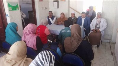 تقديم خدمات طبية وبيطرية في قافلة سكانية بقرية كنيسة اورين بالبحيرة 