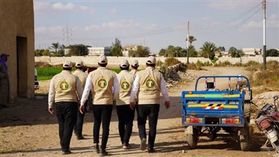 «بيت الزكاة والصدقات» يبدأ المسح الشامل لقريتي «طما فيوم» و«كوم الرمل قبلي