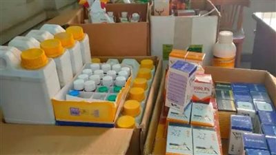 ضبط 1901عبوة بيطري منتهي الصلاحية ومجهول المصدر فى حملات تفتيشية بالشرقية