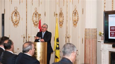 رئيس اقتصادية قناة السويس يستعرض الفرص الاستثمارية أمام كبرى الشركات والوكالات البلجيكية