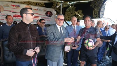 محافظ كفر الشيخ يشهد فعاليات نهائى دوري مراكز الشباب لكرة القدم