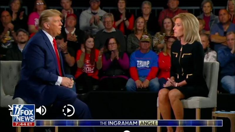 ترامب خلال اللقاء