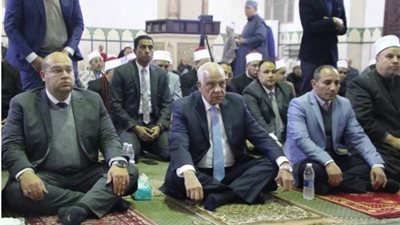محافظ الجيزة يشهد احتفالية ذكرى النصف من شعبان بمسجد المغفرة بالعجوزة