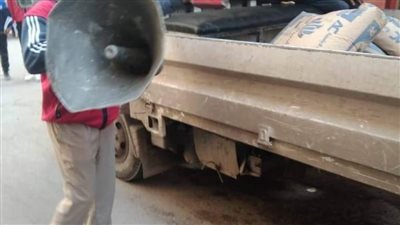 مصادرة مكبرات الصوت ورفع ٦١٠ إشغالات طريق بحملة مكبرة بالبحيرة