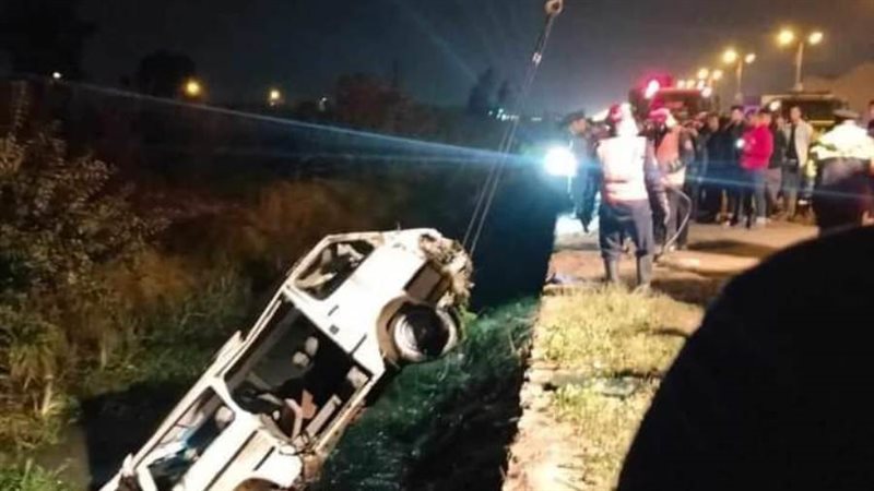 حادث انقلاب سيارة