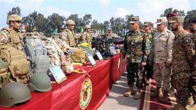 انطلاق فعاليات التدريب المشترك المصري الباكستاني (رعد - 1)