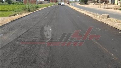 رصف عدد من شوارع كفر الشيخ