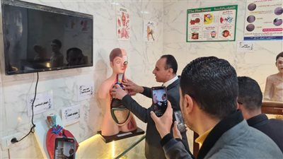 وكيل صحة البحيرة: تطوير المتحف الصحى لاستقبال الطلبة بجميع المراحل