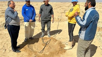 مستشار وزير الزراعة يتفقد مركز الخدمات بالنثيلة وسط سيناء 
