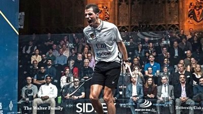 علي فرج يتوج ببطولة شيكاغو المفتوحة للاسكواش للمرة الثانية في تاريخه