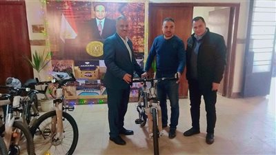 تسليم 13 دراجة بمبادرة «دراجتك صحتك» بالقليوبية