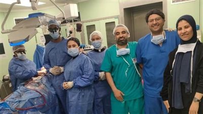 جراحة نادرة تنقذ حياة مريض بمعهد القلب القومي