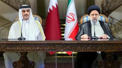 أمير قطر والرئيس الإيراني يبحثان التطورات في غزة والأراضي الفلسطينية المحتلة