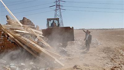 استرداد 292 فدان أملاك دولة وإزالة 80 حالة تعد ببني مزار وملوي