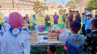 ورشة فنية لتصنيع زينة وفوانيس رمضان للفرق الكشفية بمراكز شباب بيلا في كفر الشيخ