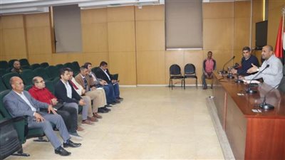 سكرتير بنى سويف يلتقى مسؤولي الوحدات المحلية لمناقشة  خطةاستقبال شهر رمضان