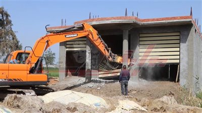 إزالة 11 حالة تعدٍ على أملاك الدولة بمساحة 1829م٢ بالحامول