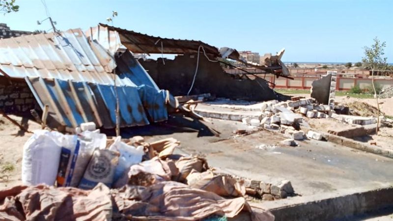 إزالة 36 حالة تعد