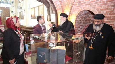 وفد مجلس الوزراء يزور مسار العائلة المقدسة وكنيسة العذراء مريم بكفر الشيخ