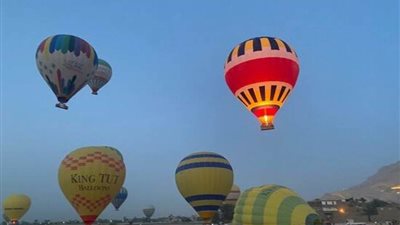 1500 سائح من مختلف الجنسيات علي متن 62 رحلة بالون طائر بالأقصر