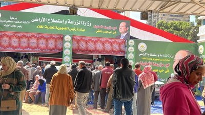 لليوم الثامن.. إقبال جماهيري على معرض خير مزارعنا لأهالينا 