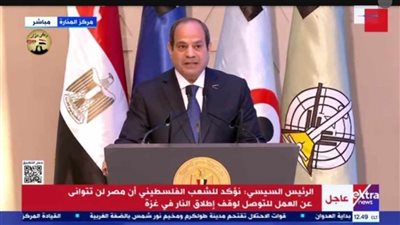 عاجل| الرئيس السيسي: تكلفة الإعمار بغزة تحتاج أكثر من 90 مليار دولار
