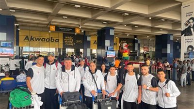 وصول الفوج الخامس من البعثة المصرية إلى غانا للمشاركة في دورة الألعاب الأفريقية