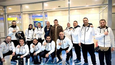 منتخب مصارعة الذراعين يصل غانا للمشاركة في دورة الألعاب الأفريقية