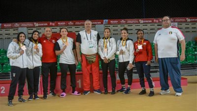 منتخب المصارعة النسائية يحقق 6 ميداليات بدورة الألعاب الإفريقية