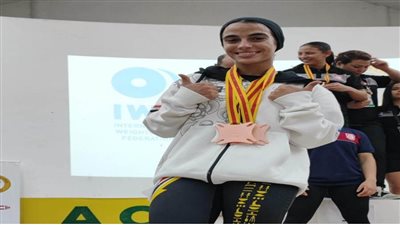 نورا عصام تحقق 3 ميداليات في رفع الأثقال بدورة الألعاب الأفريقية