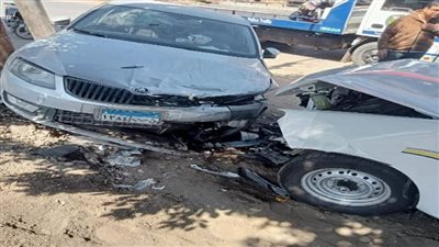  شخص وإصابة 2 آخرين في حادث تصادم سيارتين في بنها