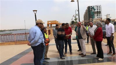 محافظ أسوان يوليو القادم الانتهاء من أعمال مشروع ممشى أهل مصر