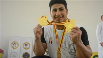 أحمد السيد عاشور يحصد 3 ذهبيات في رفع الأثقال بدورة الألعاب الإفريقية