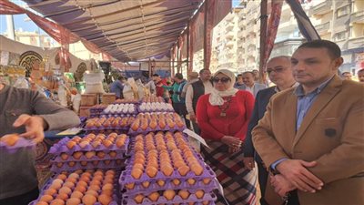 افتتاح معرض أهلًا رمضان بمنطقة طوسون