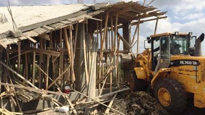 حملات مكثفة لإزالة التعديات بمحافظة الدقهلية