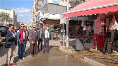 غلق عدد من المحال والمعارض لمخالفة القانون بكفر الشيخ 